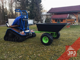 Vozík Pracant za čtyřkolky a zahradní traktůrky